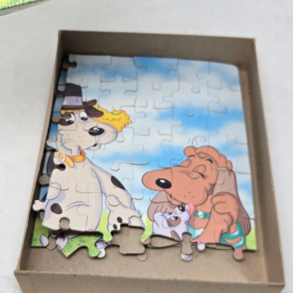 Vintage 1987 Pound Puppies Jigsaw Puzzle 100 Piece Golden Tonka 4609-41 Dogs 80s